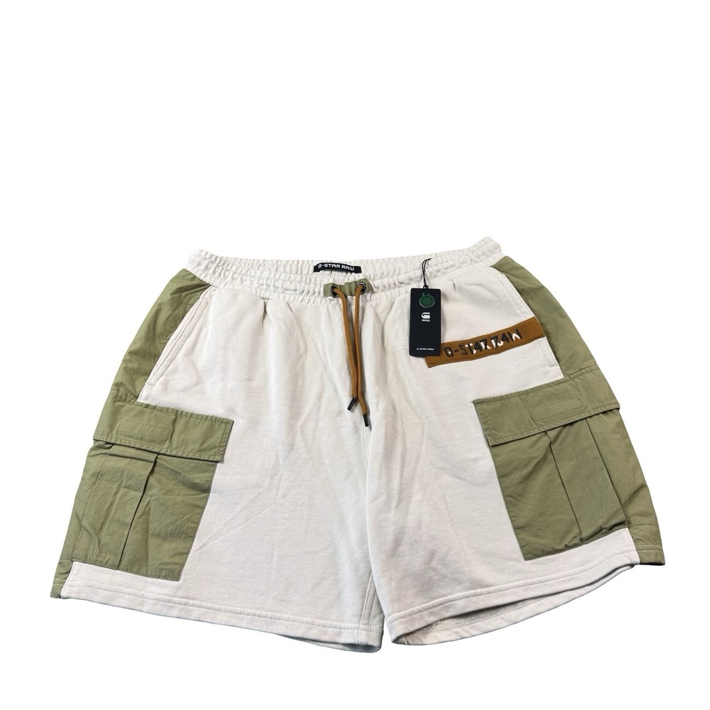 G-Star Raw Heavy Hodson Cargo Military Mens Sweatshorts Size XL D21171-B782-A488